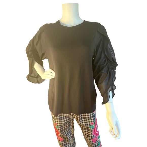 Kobi Halperin Flounce Blouson Sleeve Top - Picture 8 of 8